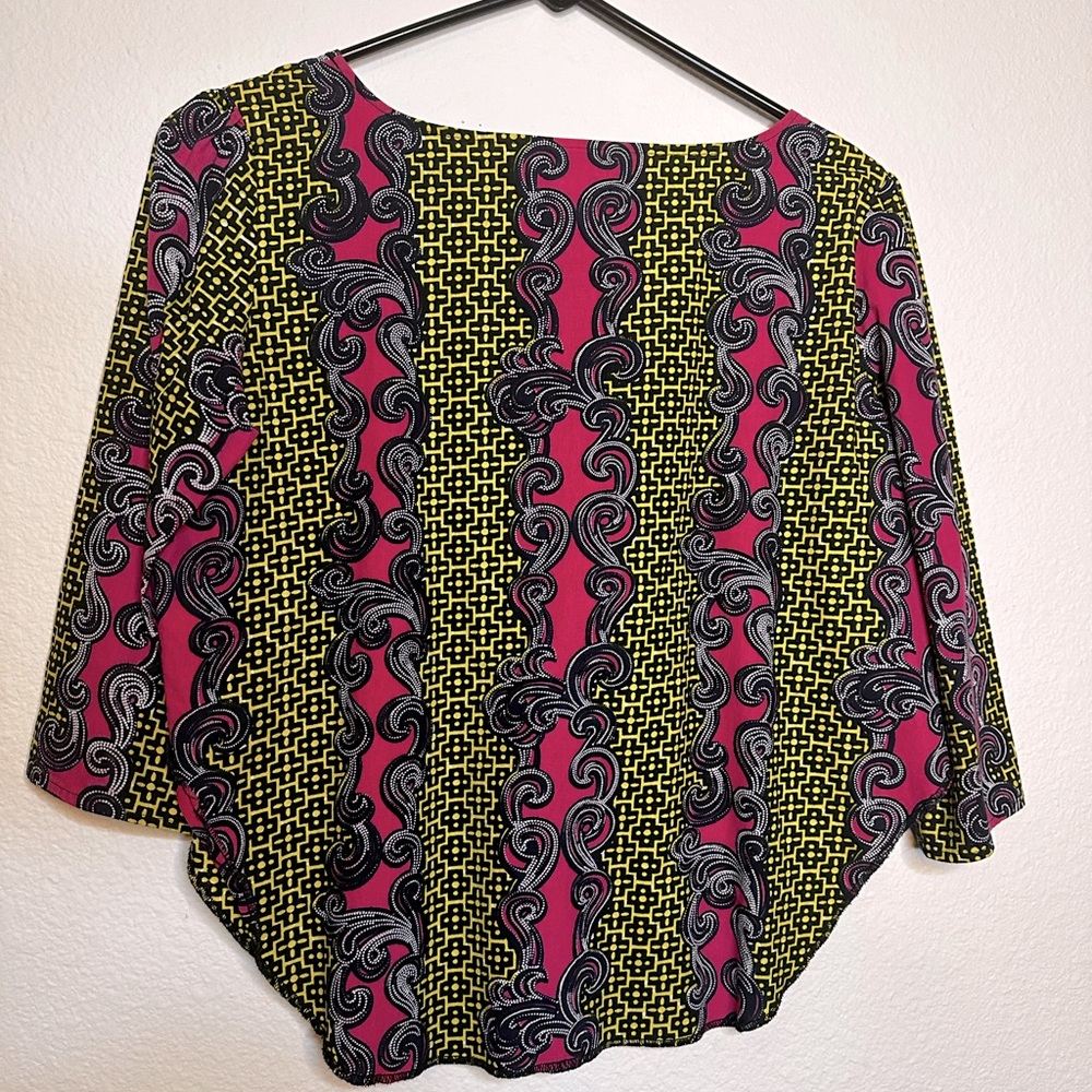 AFRICAN PRINT SHIRT Sz L